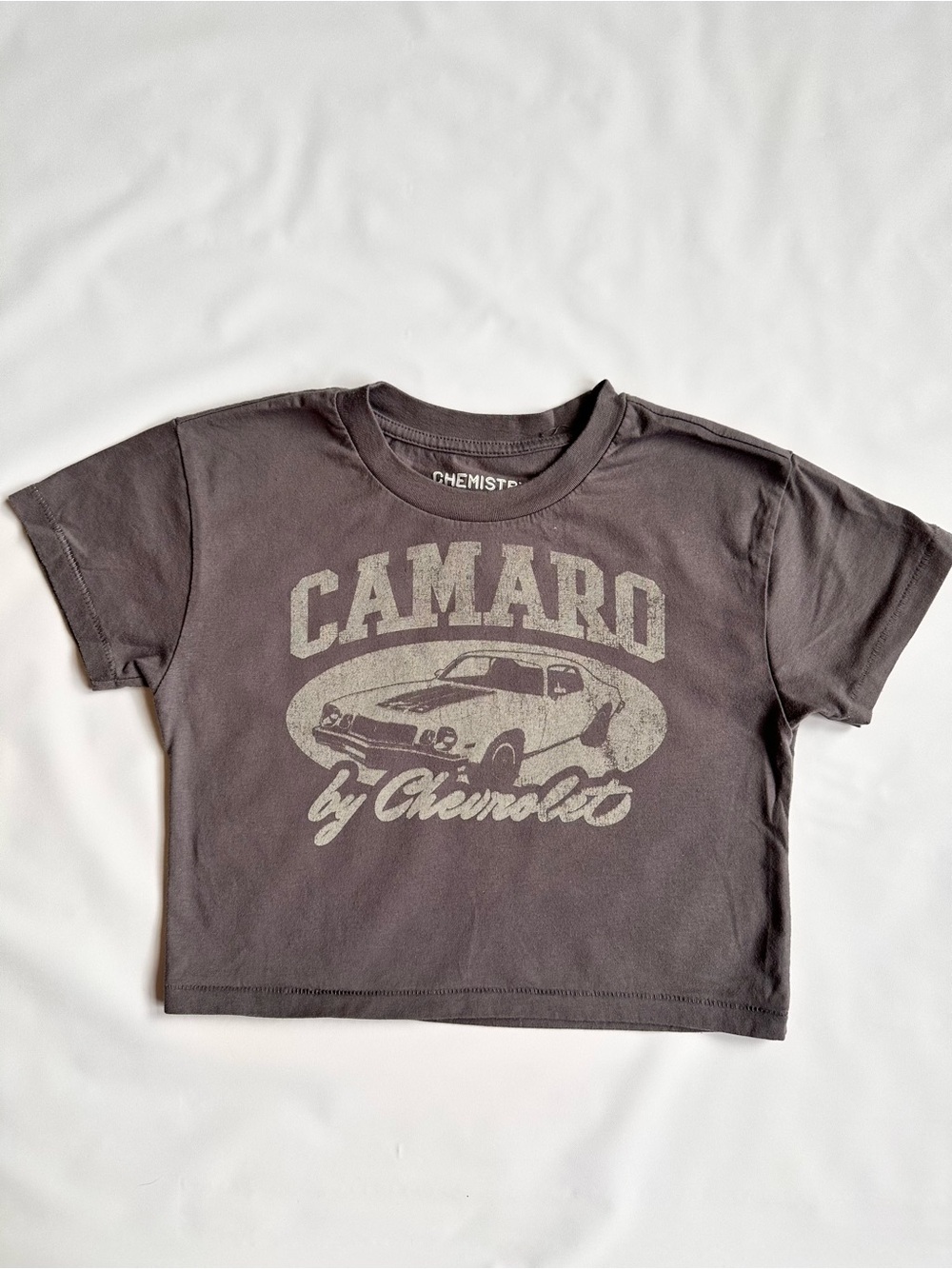 Chemistry Boys Short Sleeve Camaro Tee - Charcoal Gray
